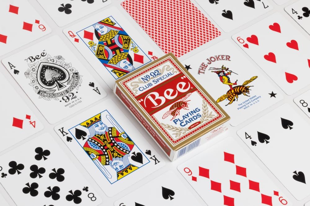 Bicycle Bee No.92 Club Special Series Playing Cards-Red-United States Playing Cards Company-Ace Cards & Collectibles