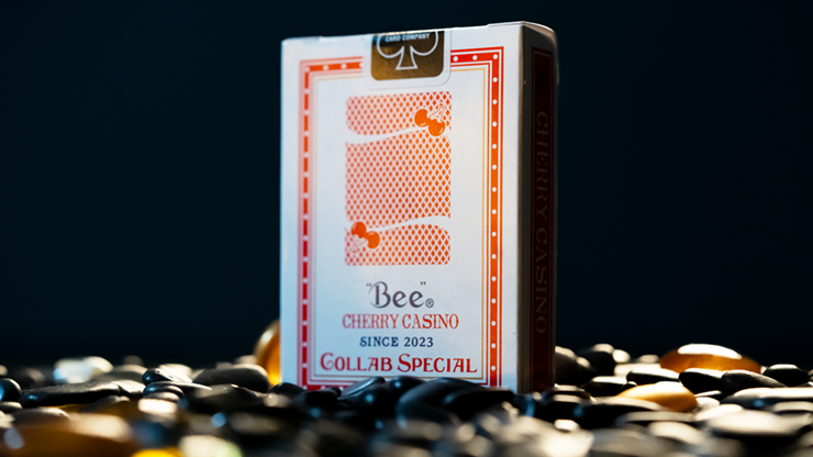 Bicycle Bee X Cherry Playing Cards-Red-United States Playing Cards Company-Ace Cards & Collectibles