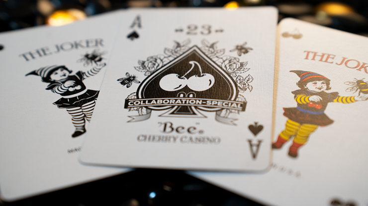 Bicycle Bee X Cherry Playing Cards-Red-United States Playing Cards Company-Ace Cards & Collectibles