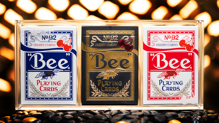 Bicycle Bee X Cherry Playing Cards-Set of 3-United States Playing Cards Company-Ace Cards & Collectibles