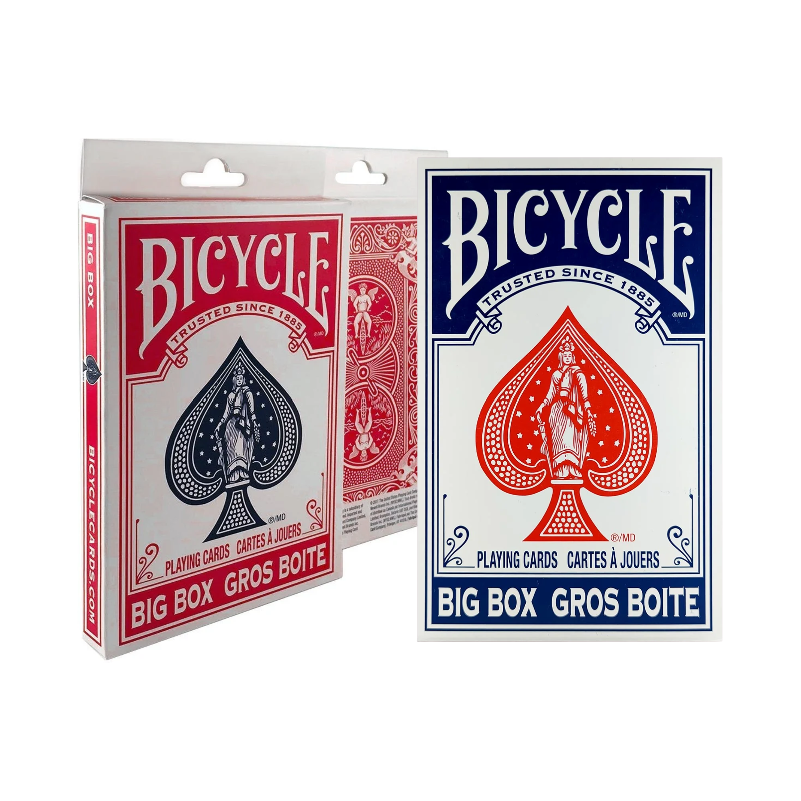 Bicycle Big Box Playing Cards-Blue-United States Playing Cards Company-Ace Cards & Collectibles