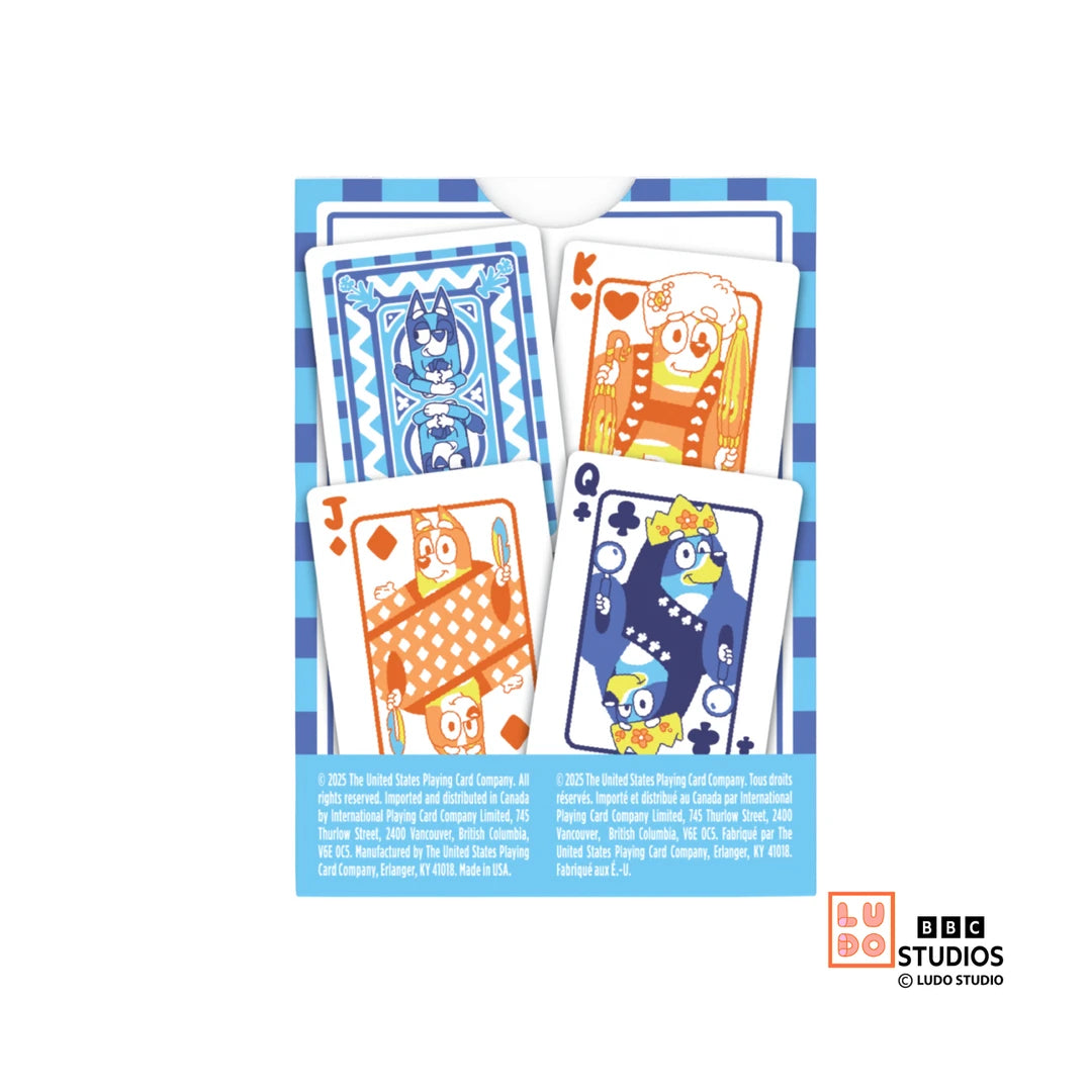 Bicycle Bluey Playing Cards-United States Playing Cards Company-Ace Cards & Collectibles