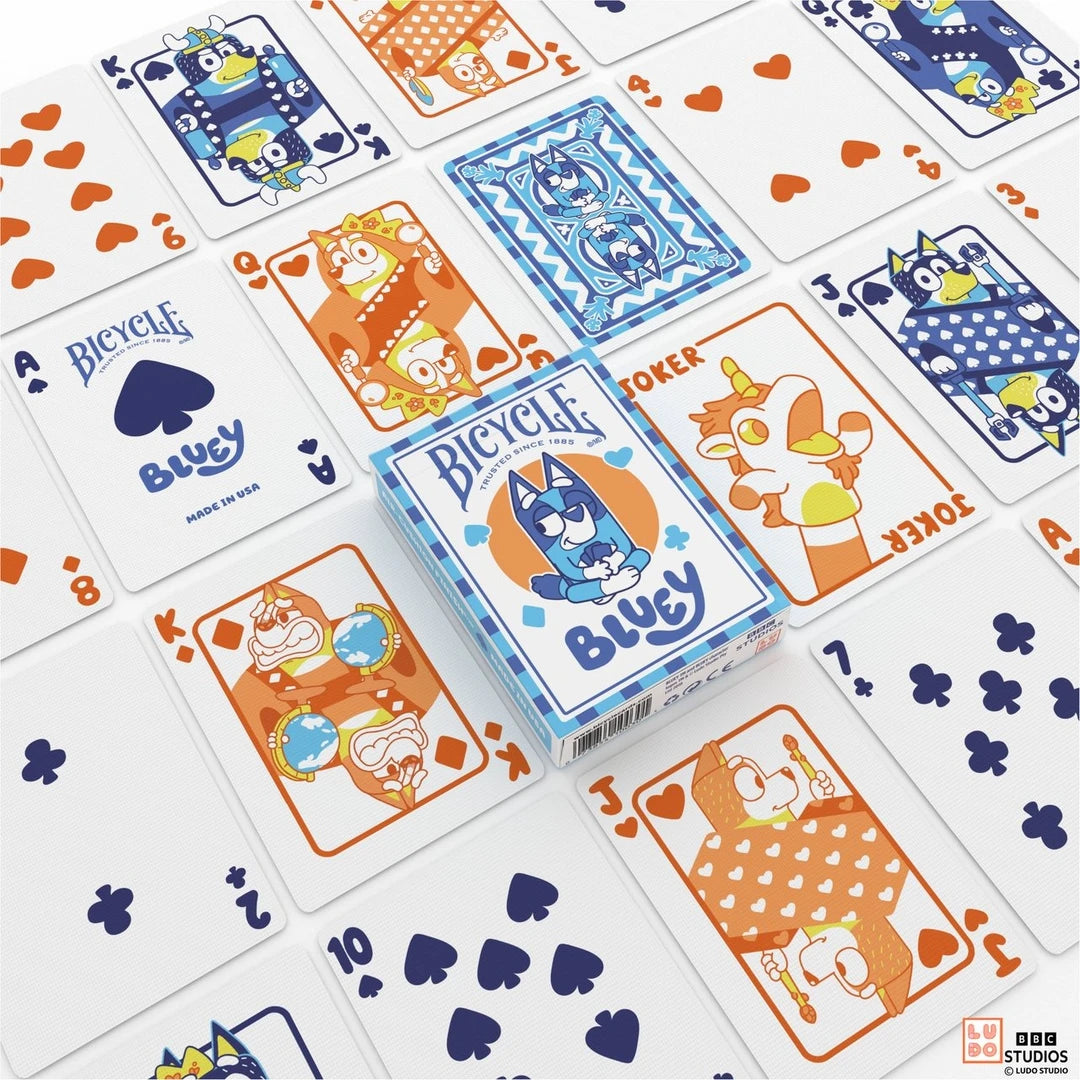 Bicycle Bluey Playing Cards-United States Playing Cards Company-Ace Cards & Collectibles