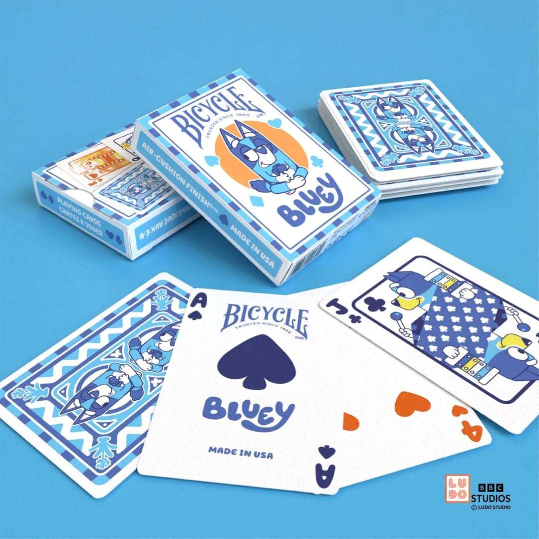 Bicycle Bluey Playing Cards-United States Playing Cards Company-Ace Cards & Collectibles