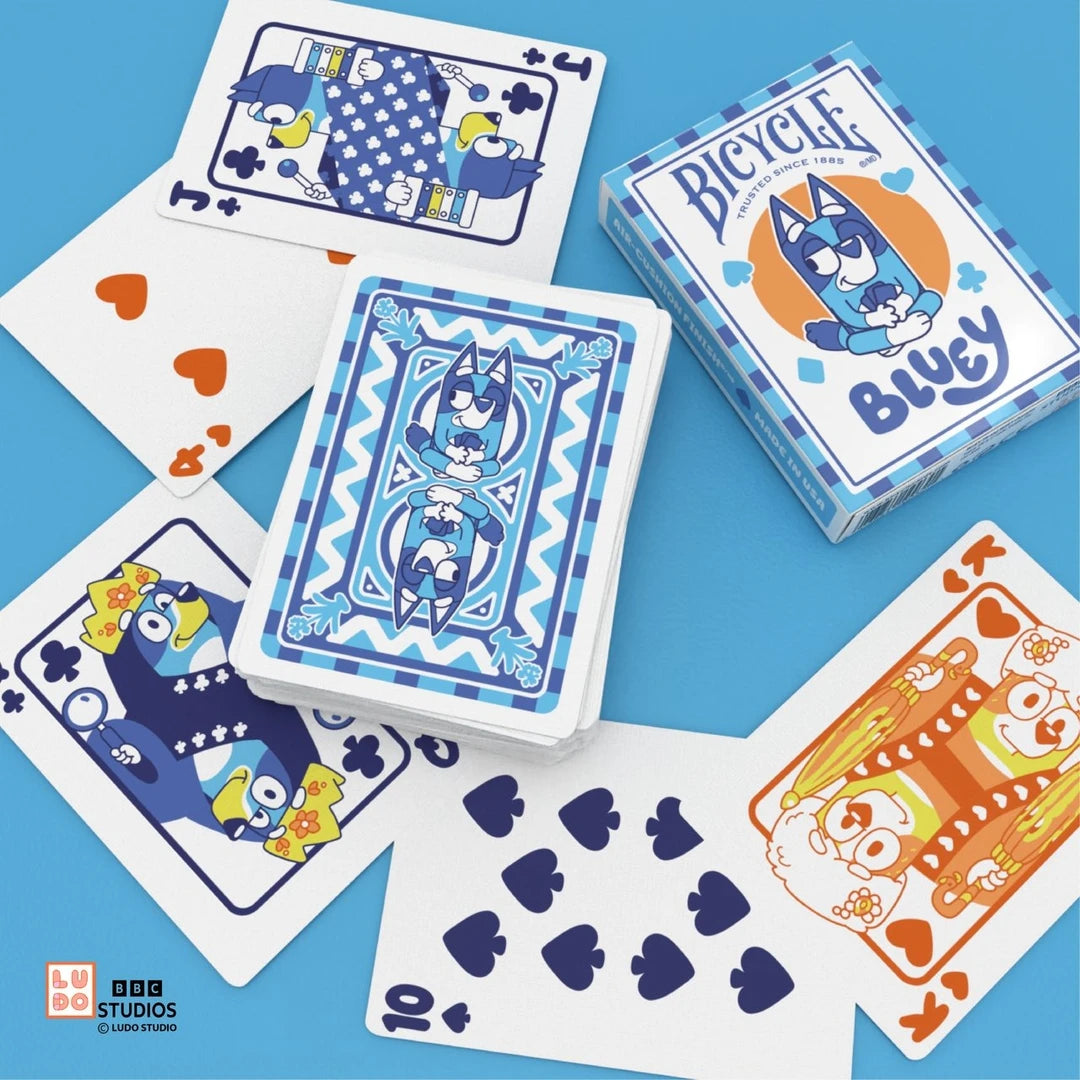 Bicycle Bluey Playing Cards-United States Playing Cards Company-Ace Cards & Collectibles