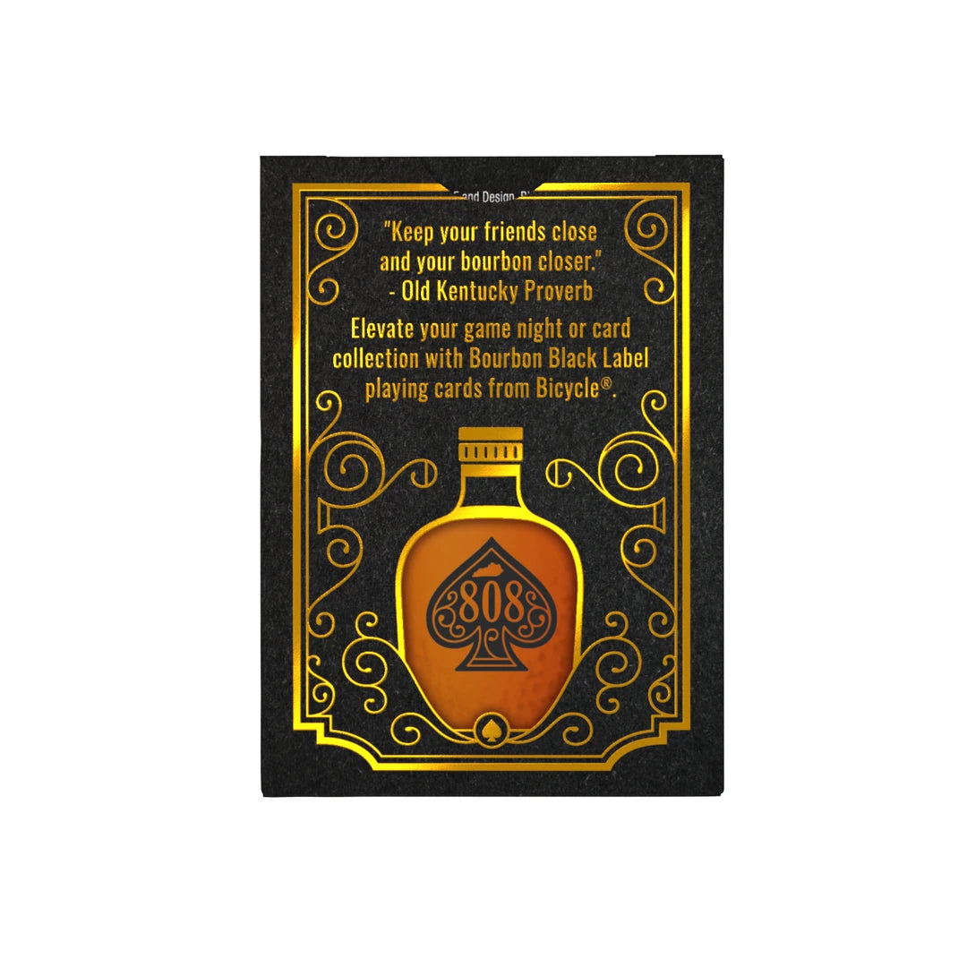 Bicycle Bourbon Black Label Playing Cards-United States Playing Cards Company-Ace Cards & Collectibles