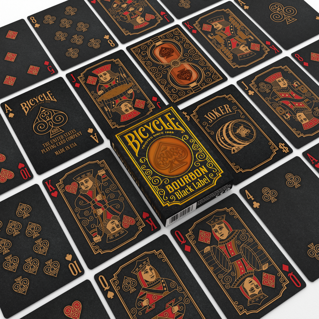 Bicycle Bourbon Black Label Playing Cards-United States Playing Cards Company-Ace Cards & Collectibles