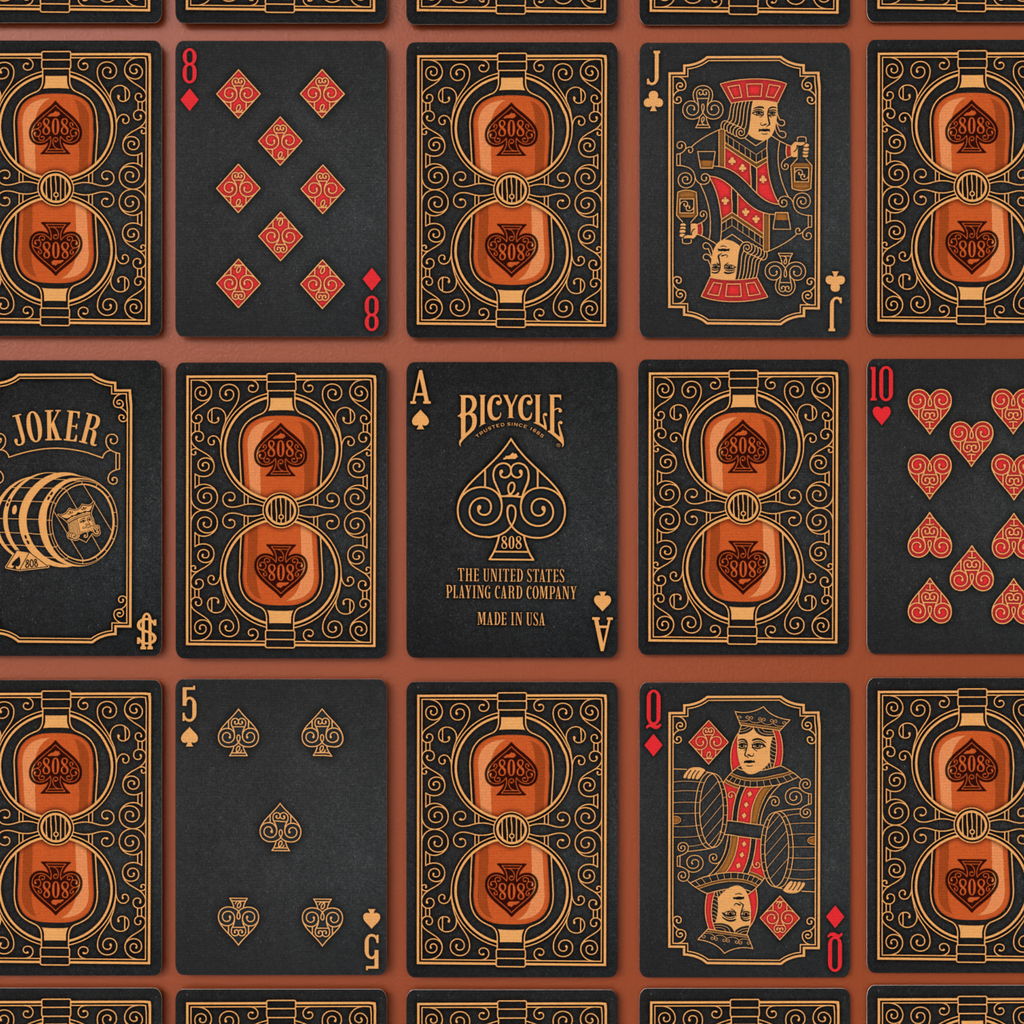 Bicycle Bourbon Black Label Playing Cards-United States Playing Cards Company-Ace Cards & Collectibles