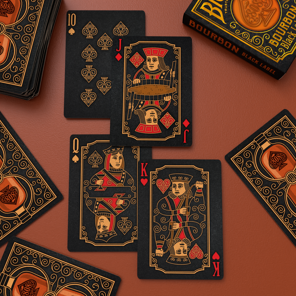Bicycle Bourbon Black Label Playing Cards-United States Playing Cards Company-Ace Cards & Collectibles