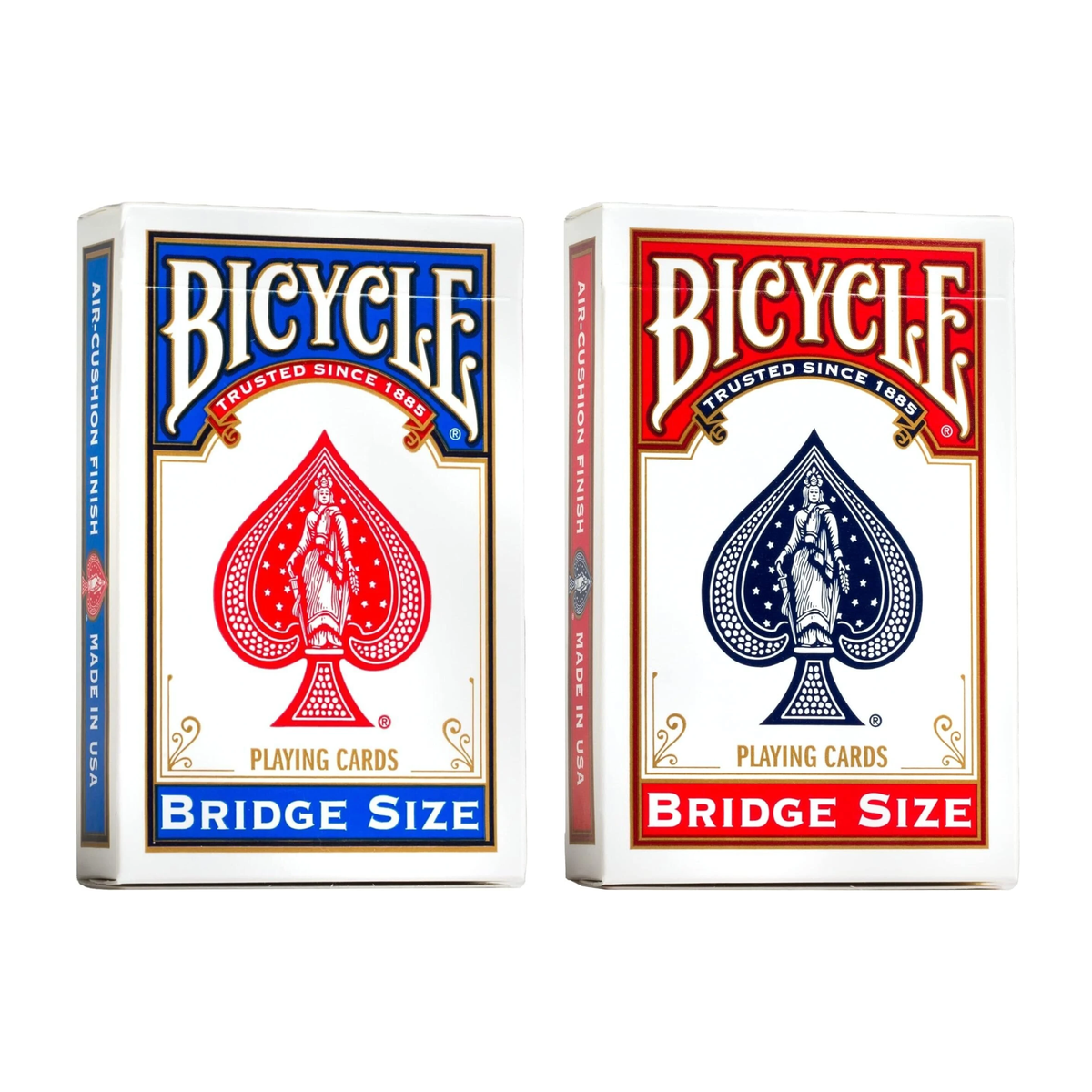 Bicycle Bridge Size Standard Playing Cards-Red-United States Playing Cards Company-Ace Cards & Collectibles