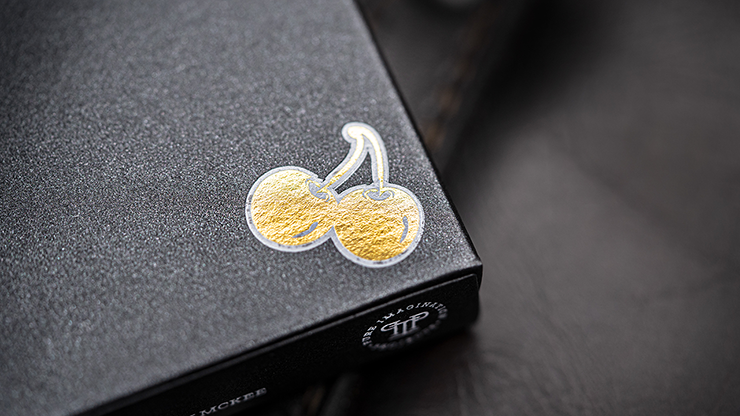 Bicycle Cherry Casino House Deck Playing Cards (Monte Carlo Black and Gold)-United States Playing Cards Company-Ace Cards & Collectibles