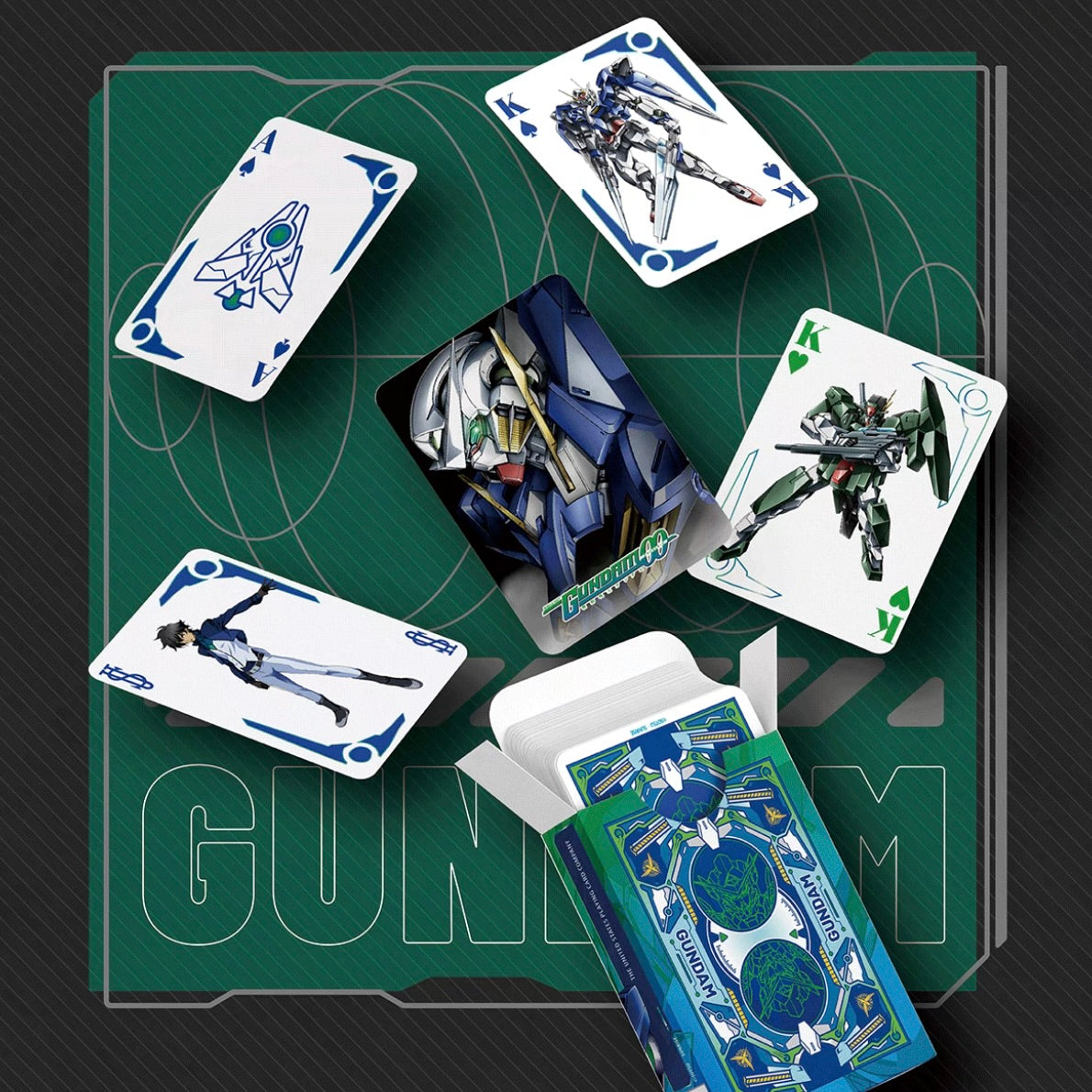 Bicycle Custom EX Gundam Series Playing Cards-Mobile Suit Gundam-United States Playing Cards Company-Ace Cards & Collectibles