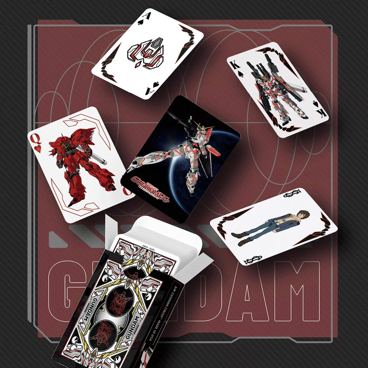 Bicycle Custom EX Gundam Series Playing Cards-Mobile Suit Gundam-United States Playing Cards Company-Ace Cards & Collectibles
