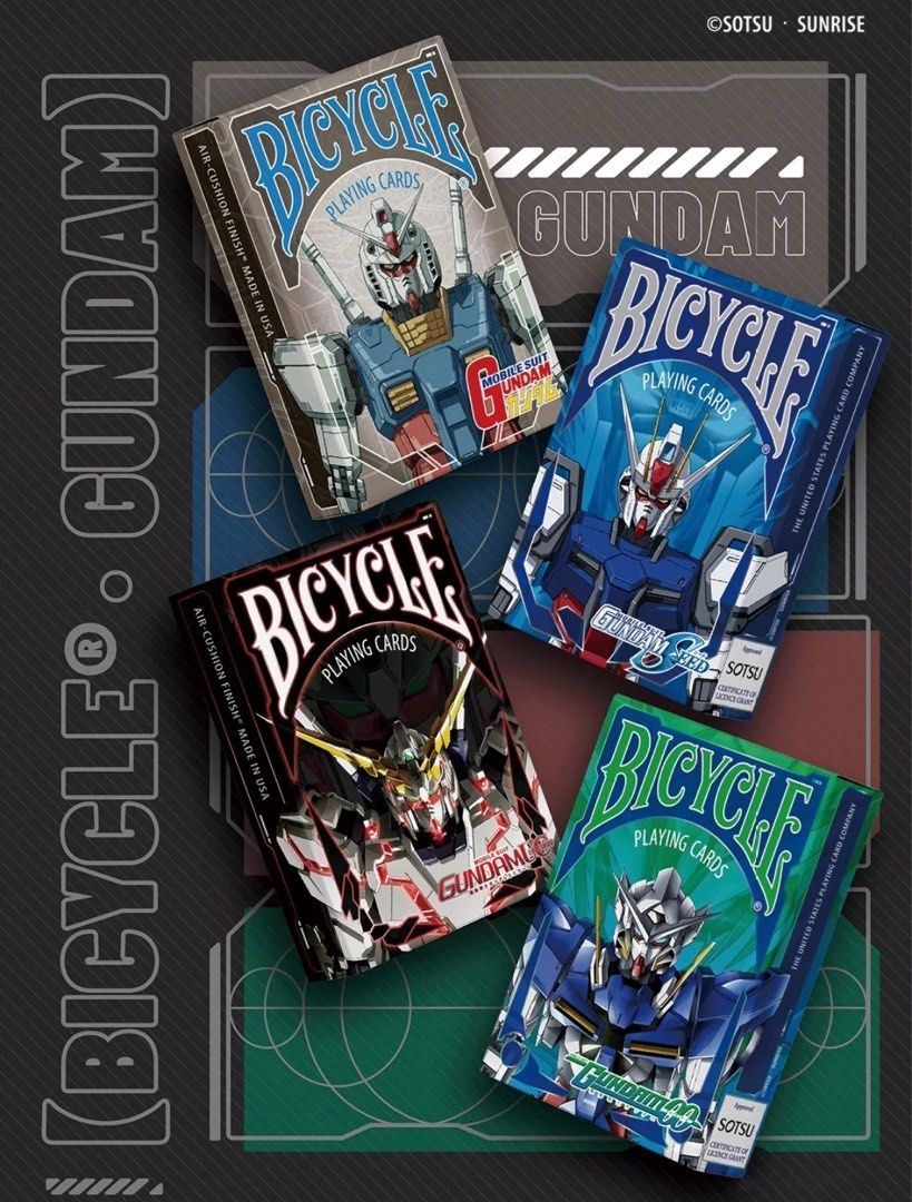 Bicycle Custom EX Gundam Series Playing Cards-Mobile Suit Gundam-United States Playing Cards Company-Ace Cards & Collectibles