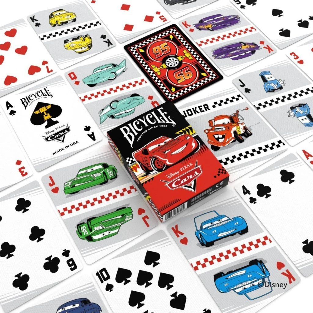 Bicycle Disney Cars Playing Cards-United States Playing Cards Company-Ace Cards & Collectibles