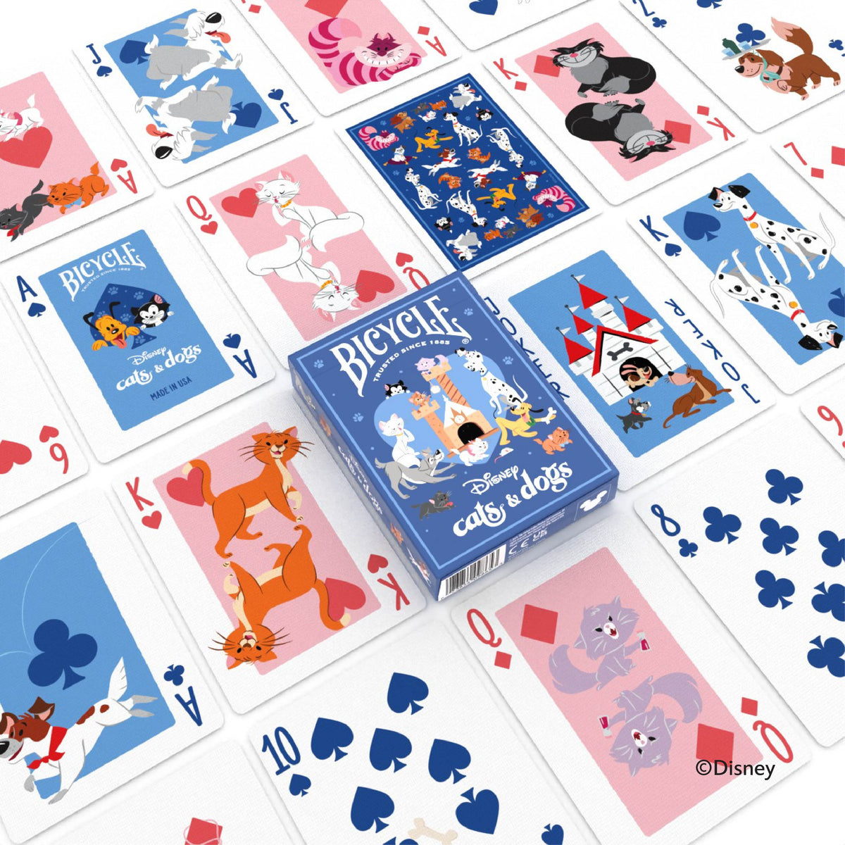 Bicycle Disney Cats and Dogs Inspired Playing Cards-United States Playing Cards Company-Ace Cards & Collectibles