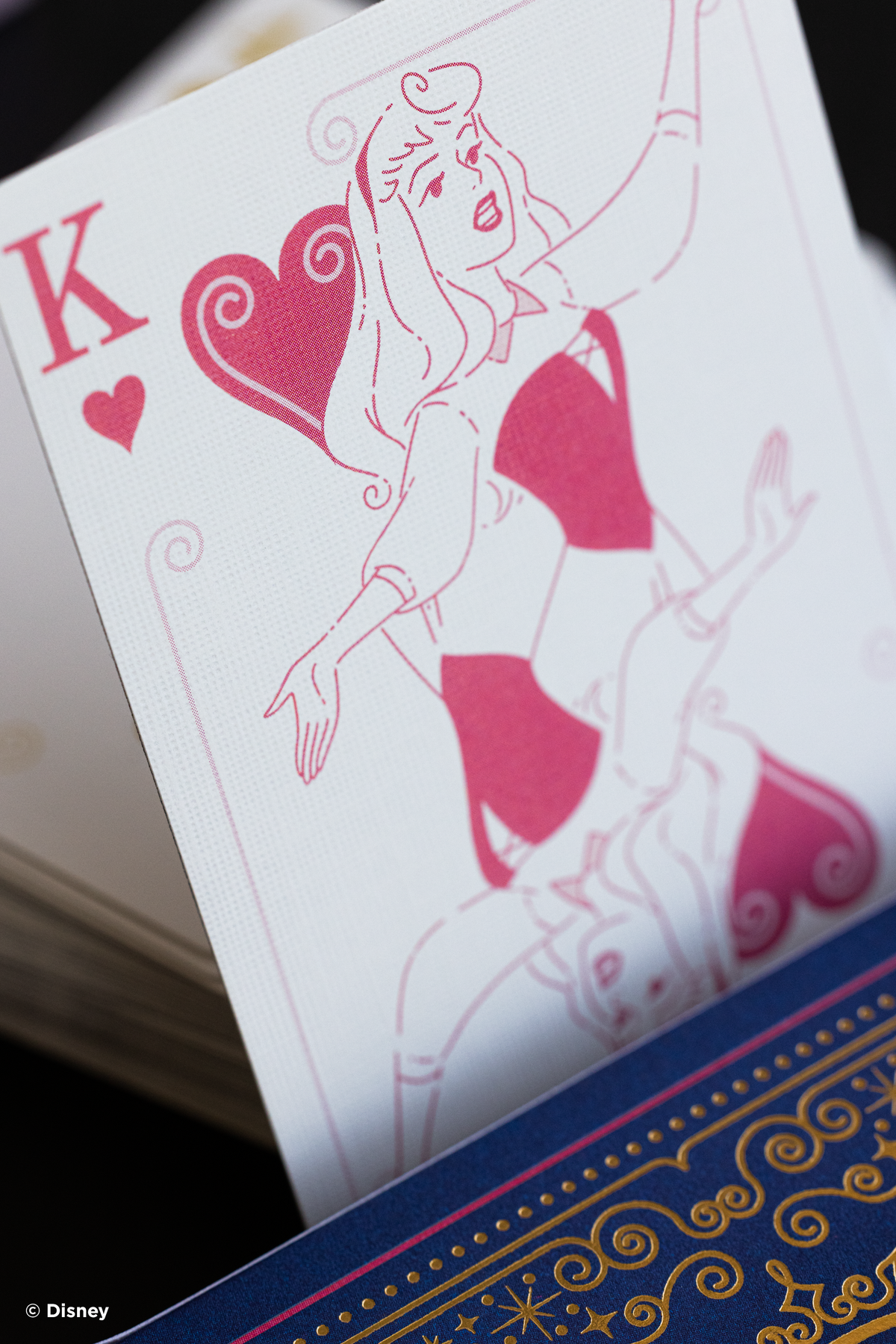 Bicycle Disney Princess Playing Cards-Navy-United States Playing Cards Company-Ace Cards &amp; Collectibles