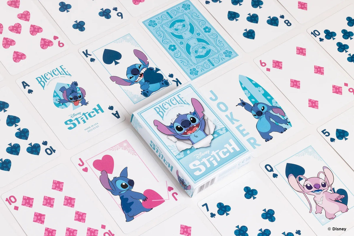 Bicycle Disney Stitch Playing Cards-United States Playing Cards Company-Ace Cards &amp; Collectibles