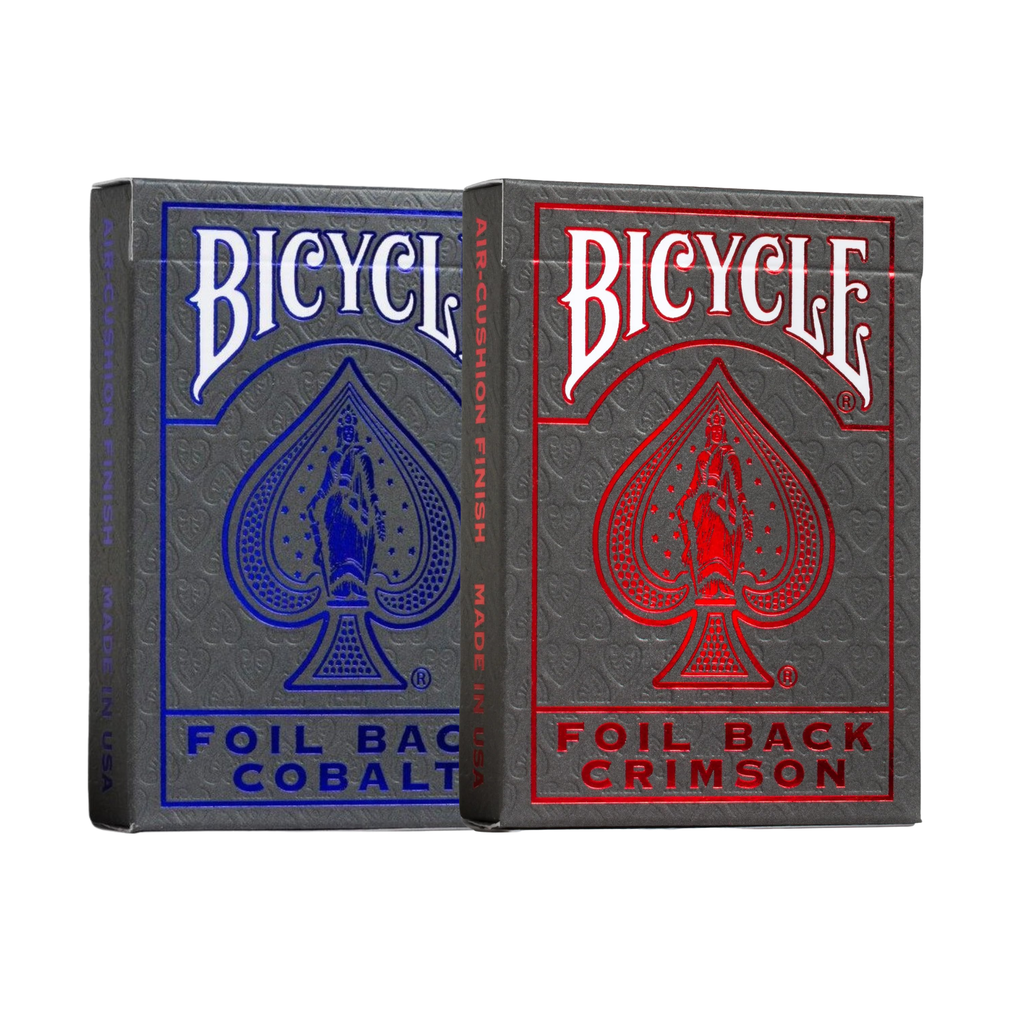 Bicycle Foil Back Playing Cards-Cobalt (Blue)-United States Playing Cards Company-Ace Cards & Collectibles