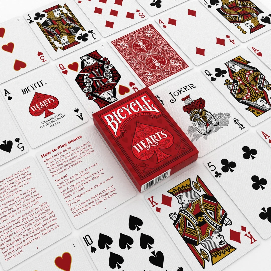Bicycle Hearts Playing Cards-United States Playing Cards Company-Ace Cards & Collectibles