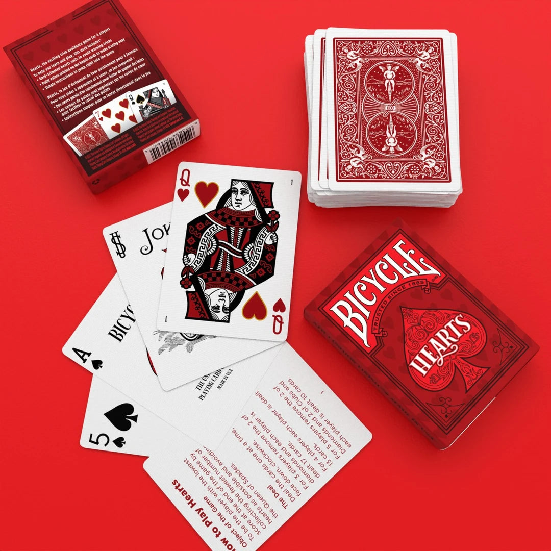 Bicycle Hearts Playing Cards-United States Playing Cards Company-Ace Cards & Collectibles
