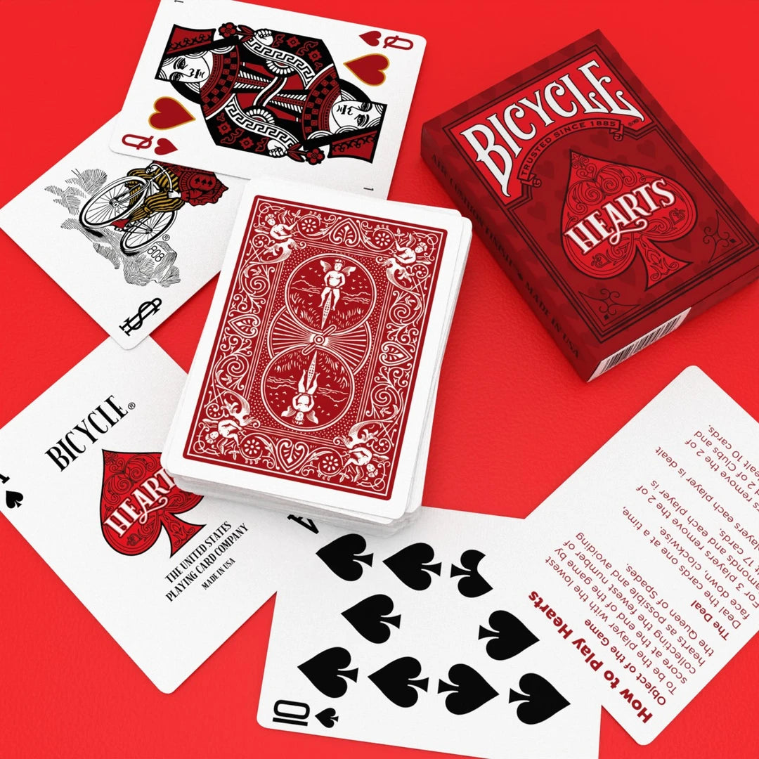 Bicycle Hearts Playing Cards-United States Playing Cards Company-Ace Cards & Collectibles