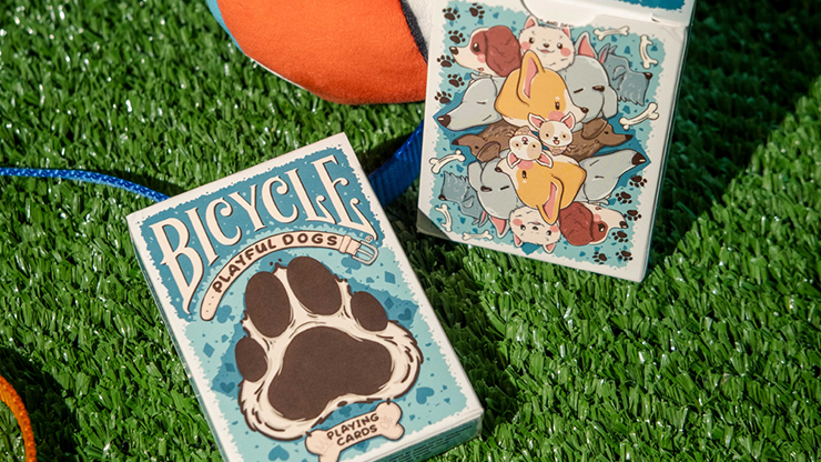 Bicycle Playful Dog Playing Cards-United States Playing Cards Company-Ace Cards & Collectibles