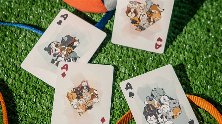 Bicycle Playful Dog Playing Cards-United States Playing Cards Company-Ace Cards & Collectibles