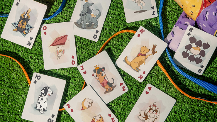 Bicycle Playful Dog Playing Cards-United States Playing Cards Company-Ace Cards & Collectibles