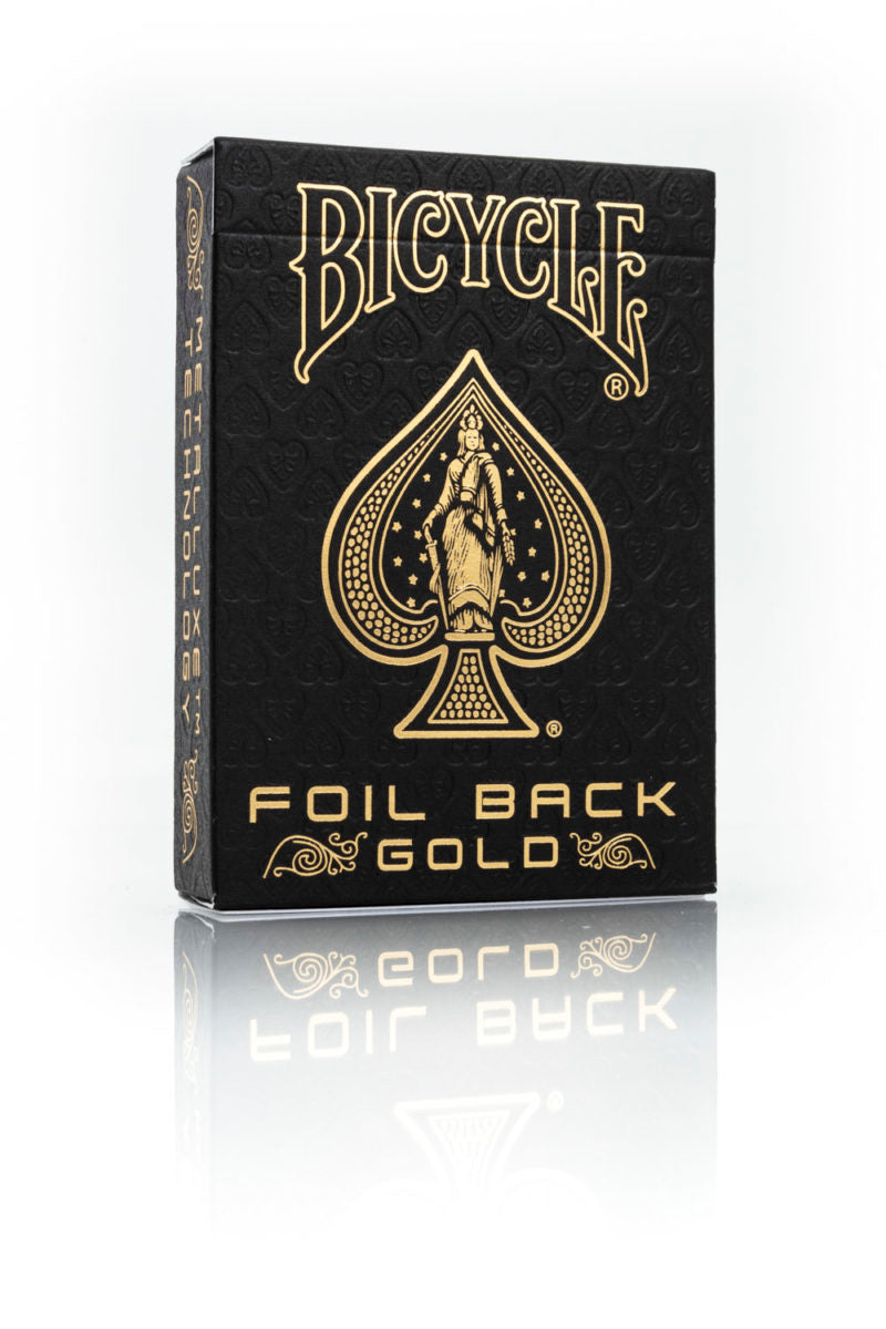 Bicycle Playing Card Metalluxe Series-Foil Back - Gold-United States Playing Cards Company-Ace Cards & Collectibles