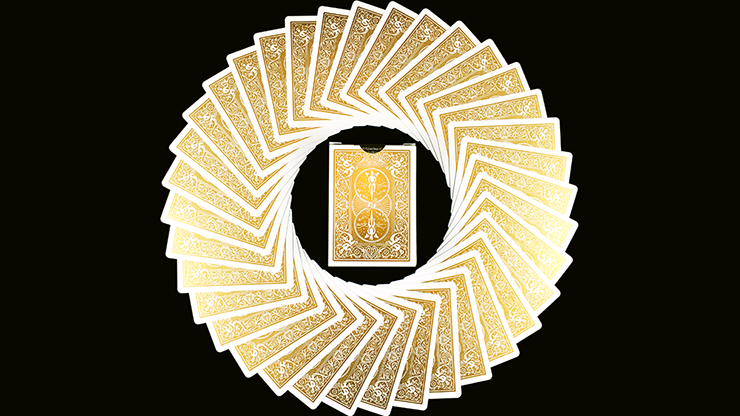 Bicycle Playing Card Metalluxe Series-Metalluxe - Gold-United States Playing Cards Company-Ace Cards & Collectibles