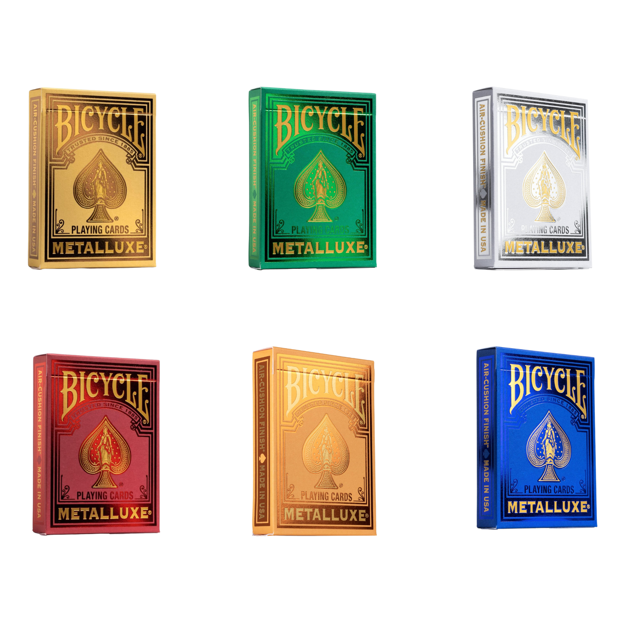 Bicycle Playing Card Metalluxe Series-Metalluxe - Gold-United States Playing Cards Company-Ace Cards & Collectibles