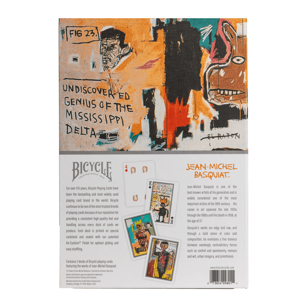 Bicycle Playing Cards Artist Series: Jean-Michel Basquiat-United States Playing Cards Company-Ace Cards & Collectibles