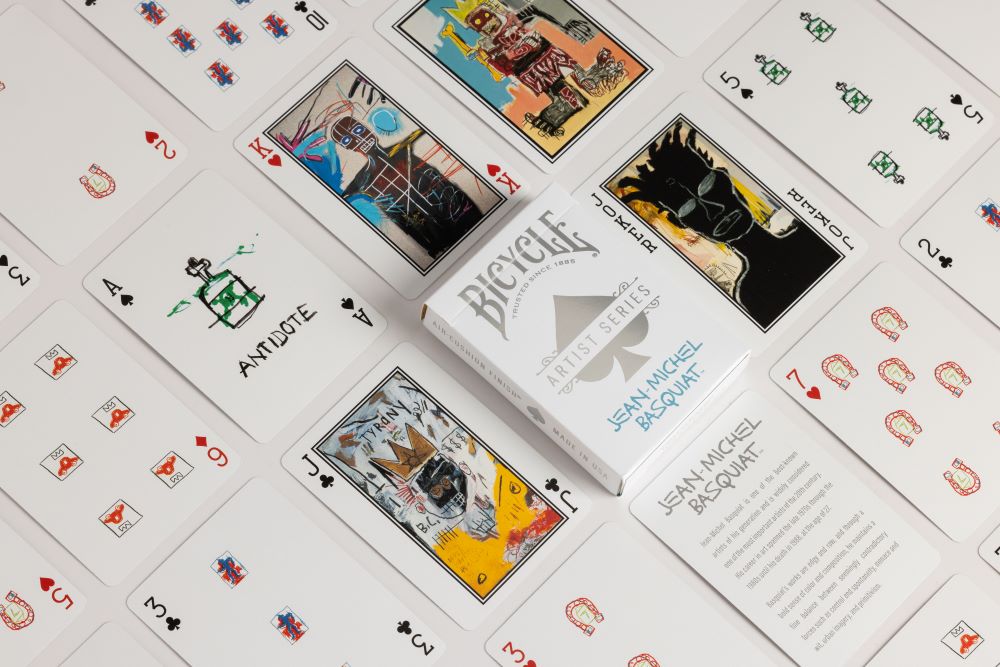 Bicycle Playing Cards Artist Series: Jean-Michel Basquiat-United States Playing Cards Company-Ace Cards &amp; Collectibles