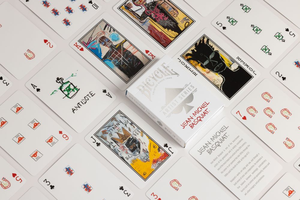 Bicycle Playing Cards Artist Series: Jean-Michel Basquiat-United States Playing Cards Company-Ace Cards &amp; Collectibles