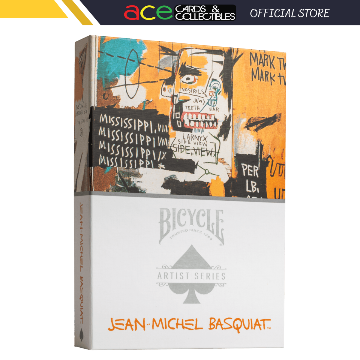 Bicycle Playing Cards Artist Series: Jean-Michel Basquiat-United States Playing Cards Company-Ace Cards & Collectibles