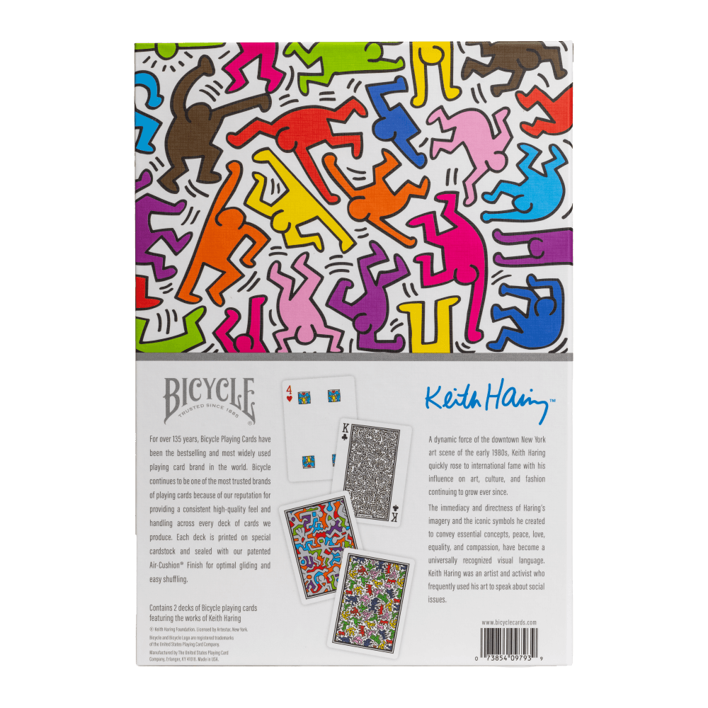 Bicycle Playing Cards Artist Series: Keith Haring-United States Playing Cards Company-Ace Cards & Collectibles
