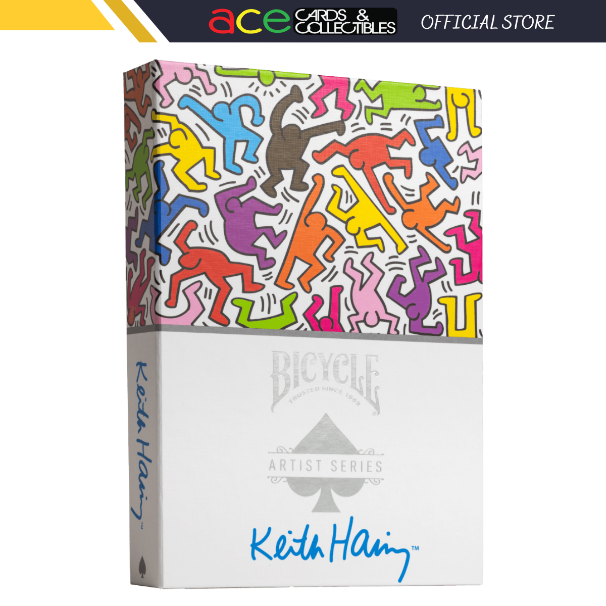 Bicycle Playing Cards Artist Series: Keith Haring-United States Playing Cards Company-Ace Cards & Collectibles
