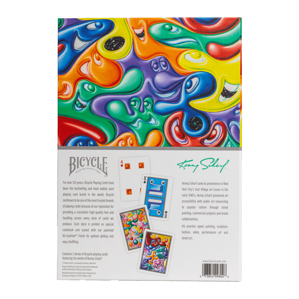 Bicycle Playing Cards Artist Series: Kenny Scharf-United States Playing Cards Company-Ace Cards & Collectibles