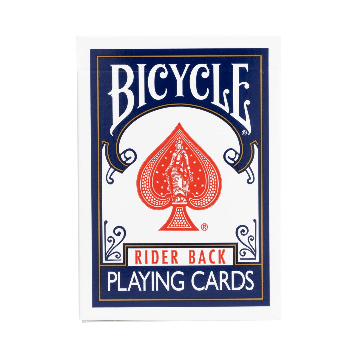 Bicycle Playing Cards Classic Standard Rider Back (Blue Seal Sticker)-Red-United States Playing Cards Company-Ace Cards & Collectibles