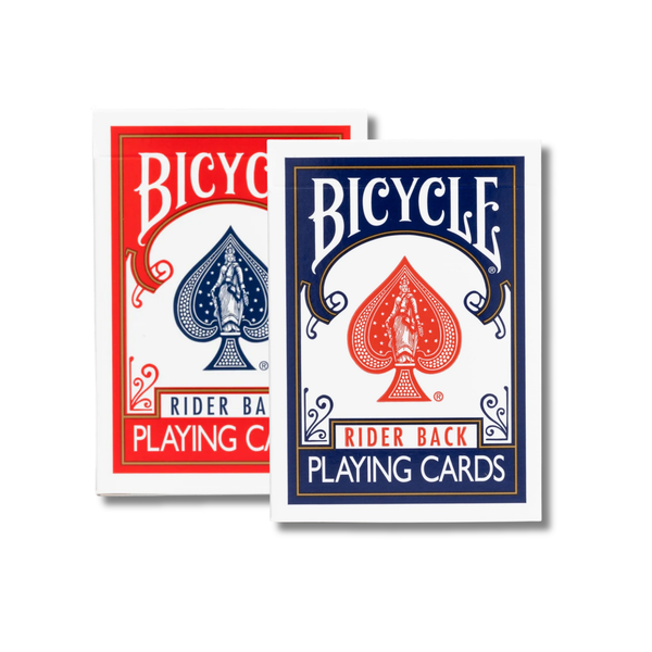 Bicycle Playing Cards Classic Standard Rider Back (Blue Seal Sticker)-Red (Blue Seal)-United States Playing Cards Company-Ace Cards & Collectibles