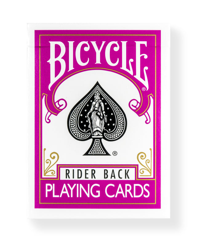 Bicycle Playing Cards Classic Standard Rider Back-Fuchsia-United States Playing Cards Company-Ace Cards & Collectibles