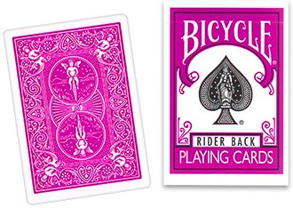Bicycle Playing Cards Classic Standard Rider Back-Fuchsia-United States Playing Cards Company-Ace Cards & Collectibles