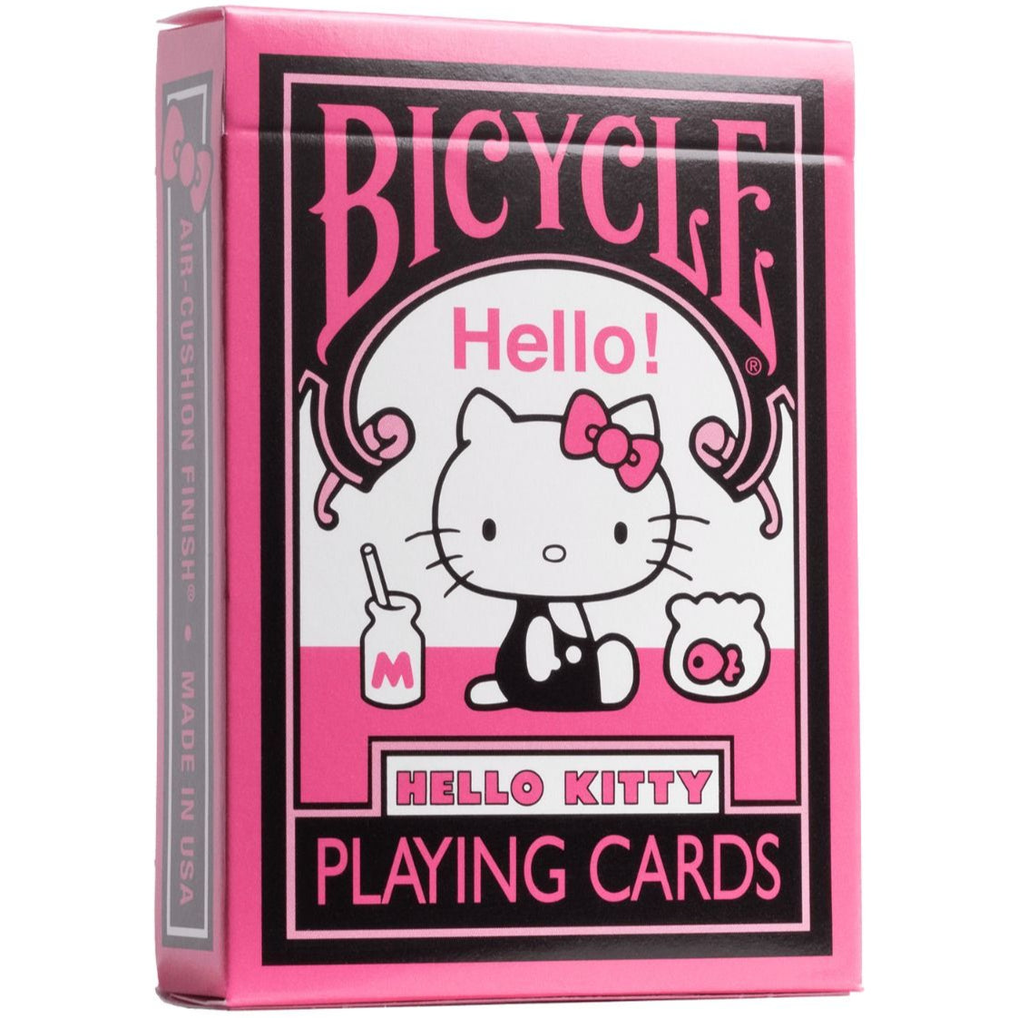 Bicycle Playing Cards Hello Kitty Series "50th Anniversary/Black Pink"-Black Pink-United States Playing Cards Company-Ace Cards & Collectibles