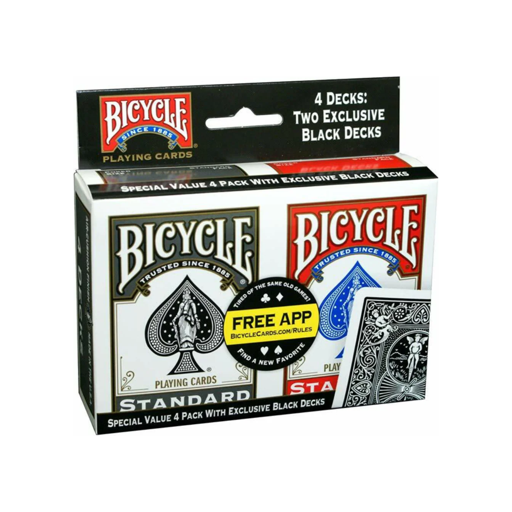 Bicycle Special Value 4 Decks Playing Cards-United States Playing Cards Company-Ace Cards & Collectibles