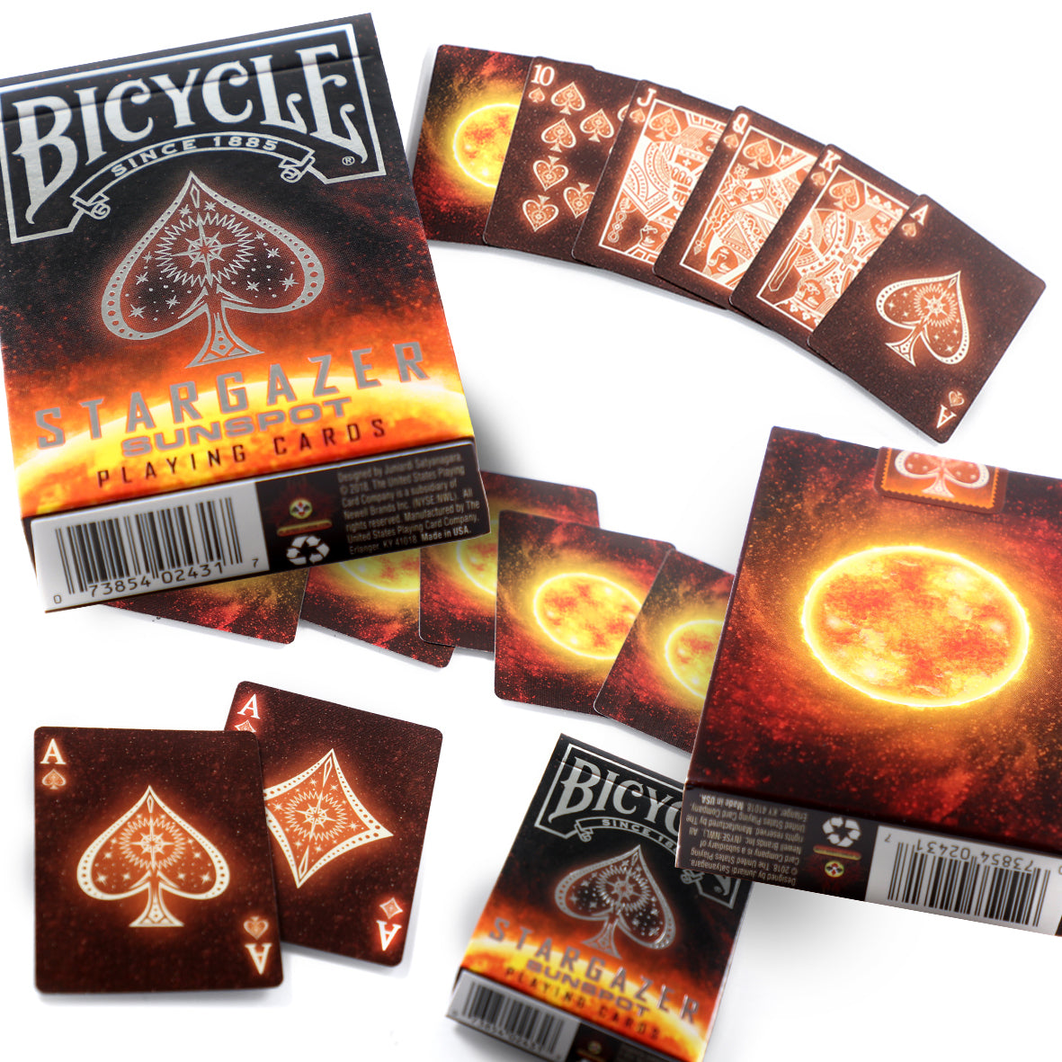 Bicycle Stargazer Sunspot Playing Cards-United States Playing Cards Company-Ace Cards &amp; Collectibles