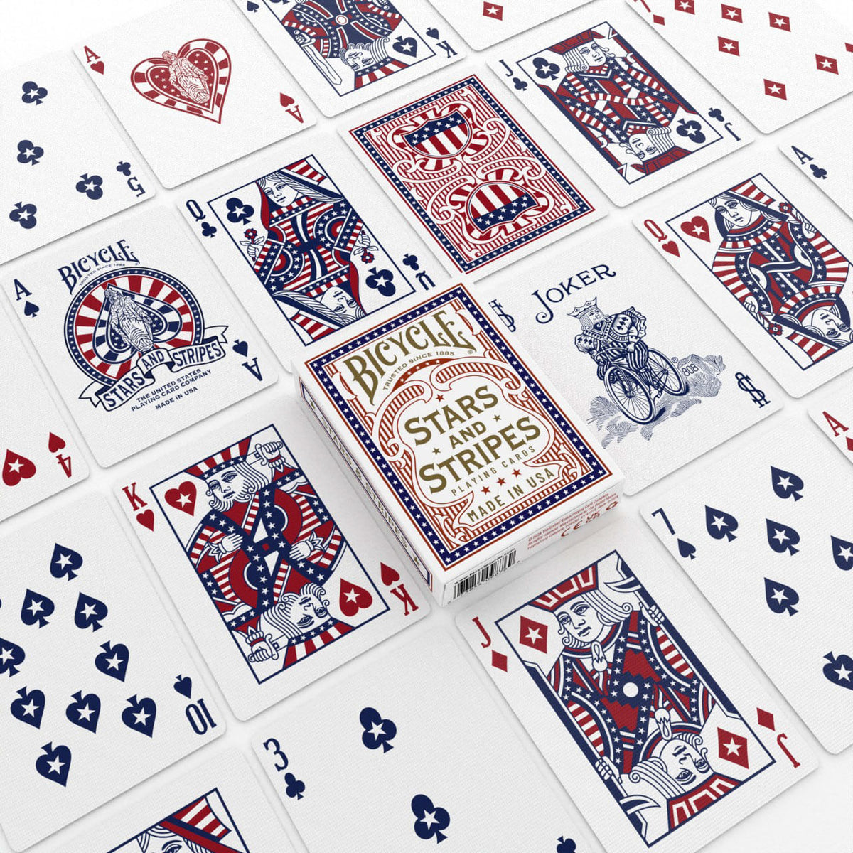 Bicycle Stars and Stripes Playing Cards-United States Playing Cards Company-Ace Cards & Collectibles