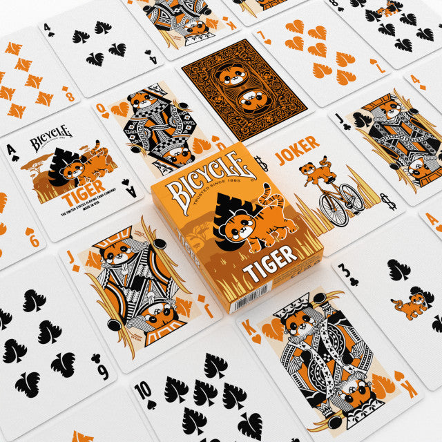 Bicycle Tiger Playing Cards-United States Playing Cards Company-Ace Cards & Collectibles