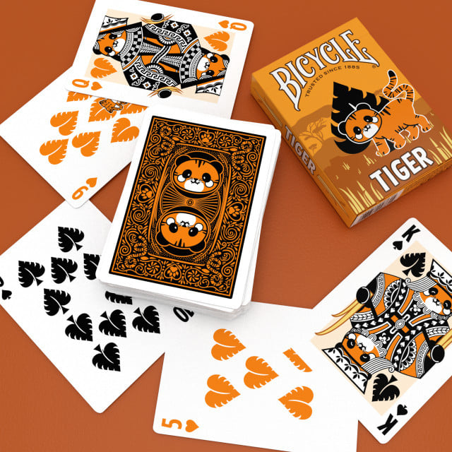 Bicycle Tiger Playing Cards-United States Playing Cards Company-Ace Cards & Collectibles