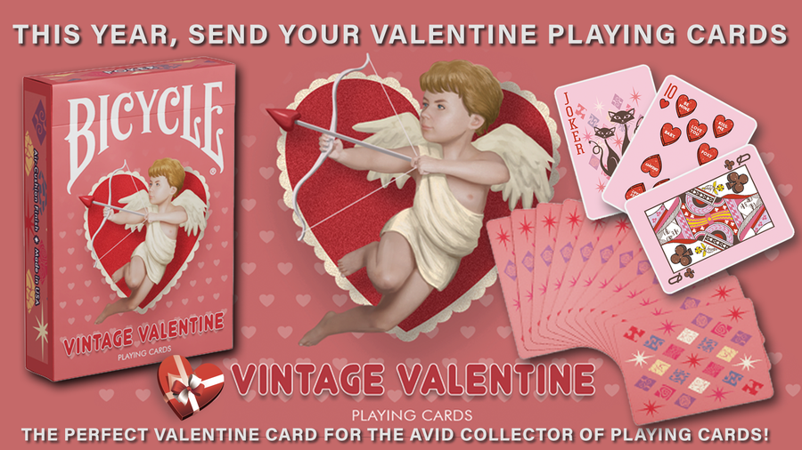 Bicycle Vintage Valentine Playing Cards-United States Playing Cards Company-Ace Cards & Collectibles